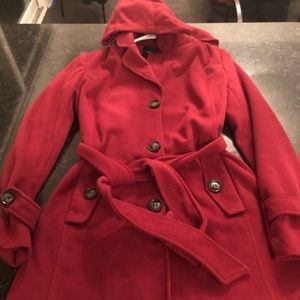 Burgundy Coat Size Small
